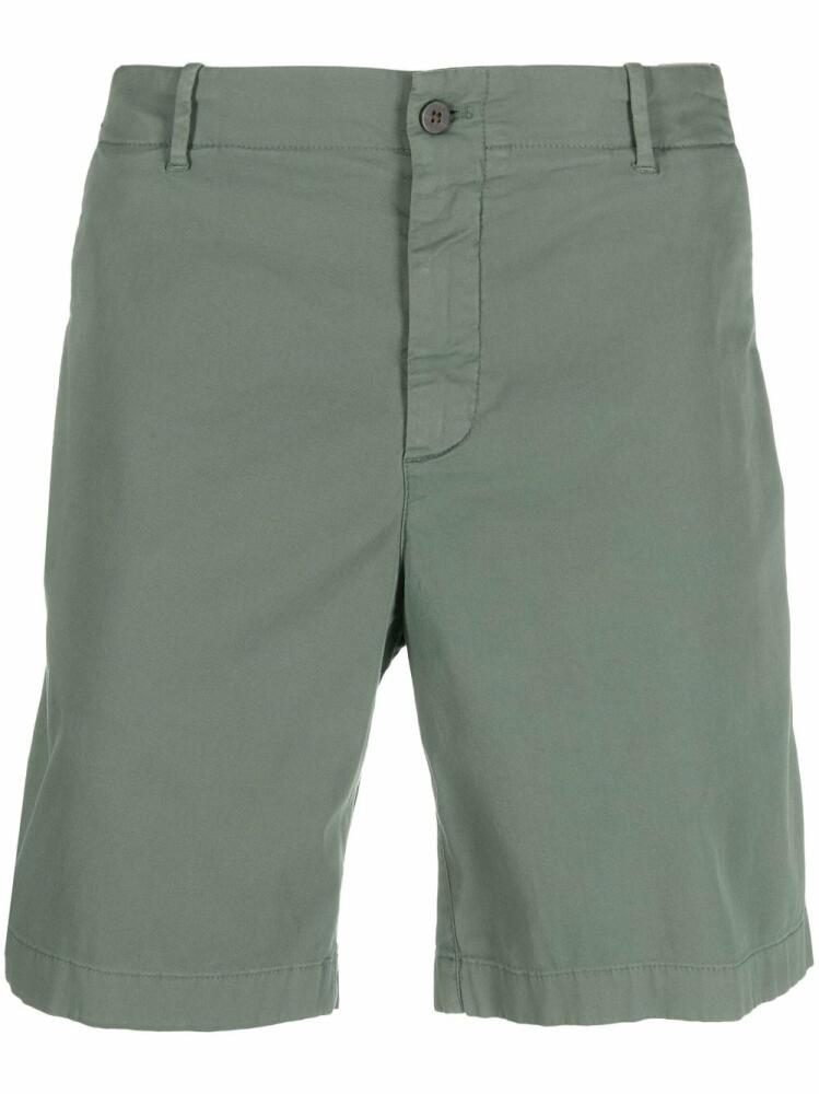 Boglioli stretch-cotton bermuda shorts - Green Cover