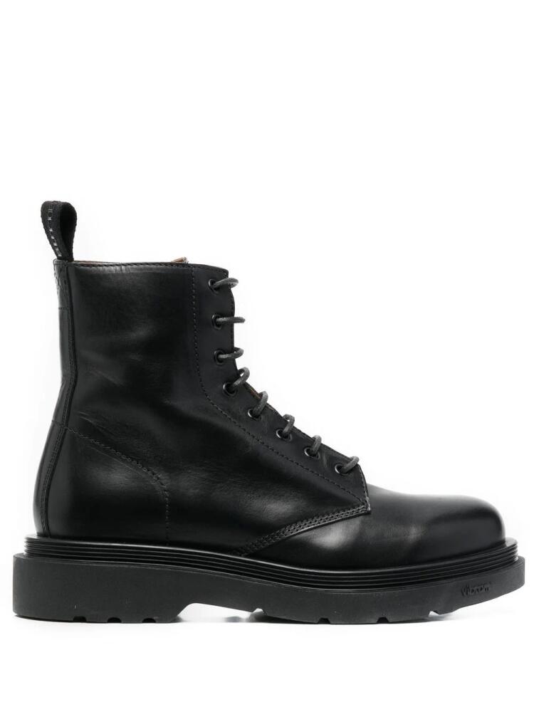 Buttero chunky lace-up boots - Black Cover