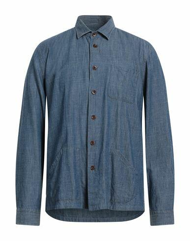 B. d.baggies Man Denim shirt Blue Cotton Cover