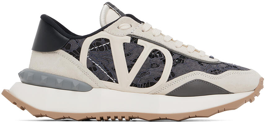 Valentino Garavani Gray Lacerunner Sneakers Cover