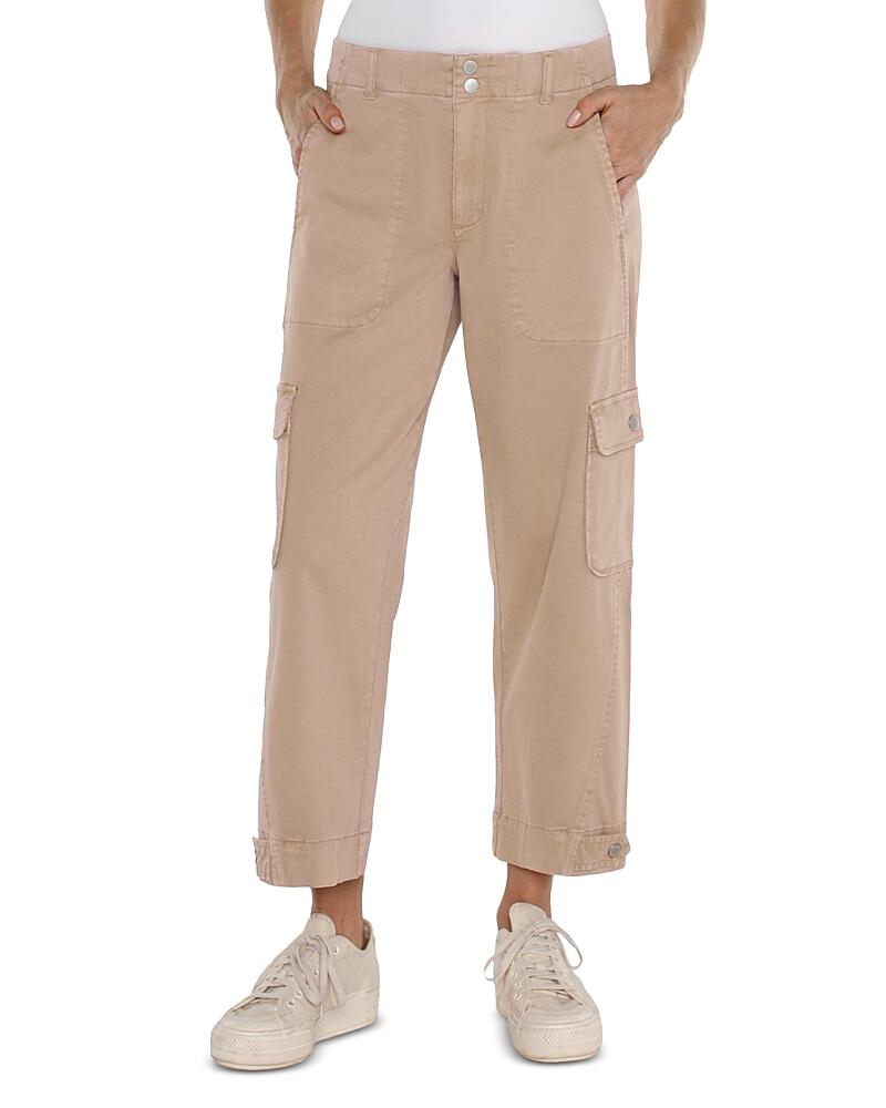 Liverpool Los Angeles Utility Crop Soft Stretch Twill Pants Cover