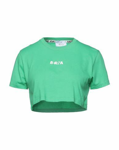 Berna Woman T-shirt Green Cotton Cover