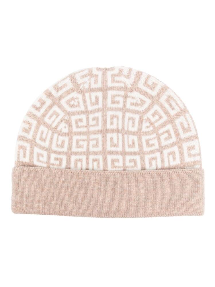 Givenchy 4G knitted beanie - Neutrals Cover