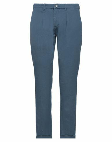 Yes Zee By Essenza Man Pants Pastel blue Cotton, Elastane Cover