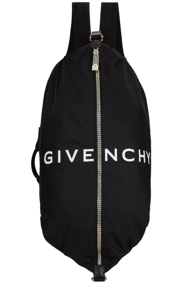 Givenchy G-Zip Duffle Backpack Medium in Black Cover