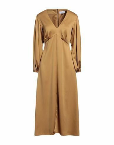 Closet Woman Midi dress Mustard Recycled polyester Cover