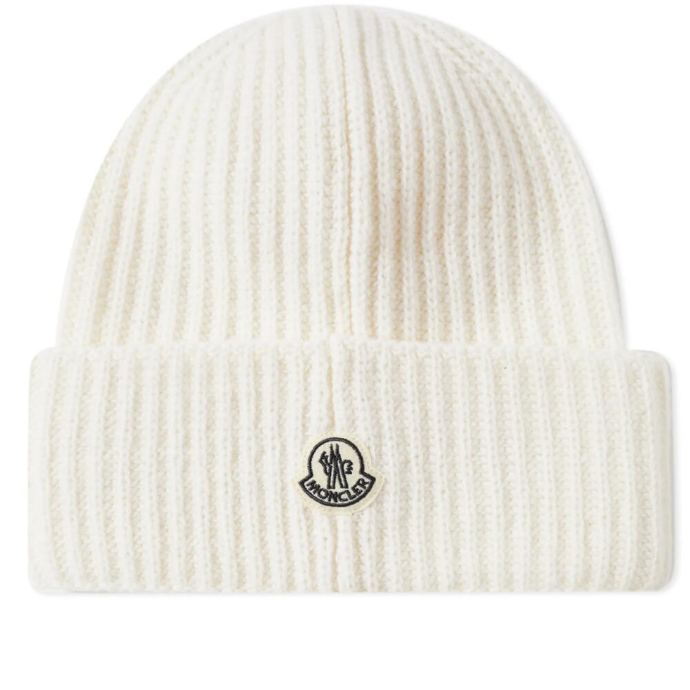 Moncler Men's Genius x Fragment Beanie in Off White Cover