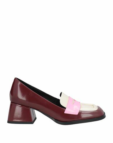 Bibi Lou Woman Loafers Burgundy Leather Cover