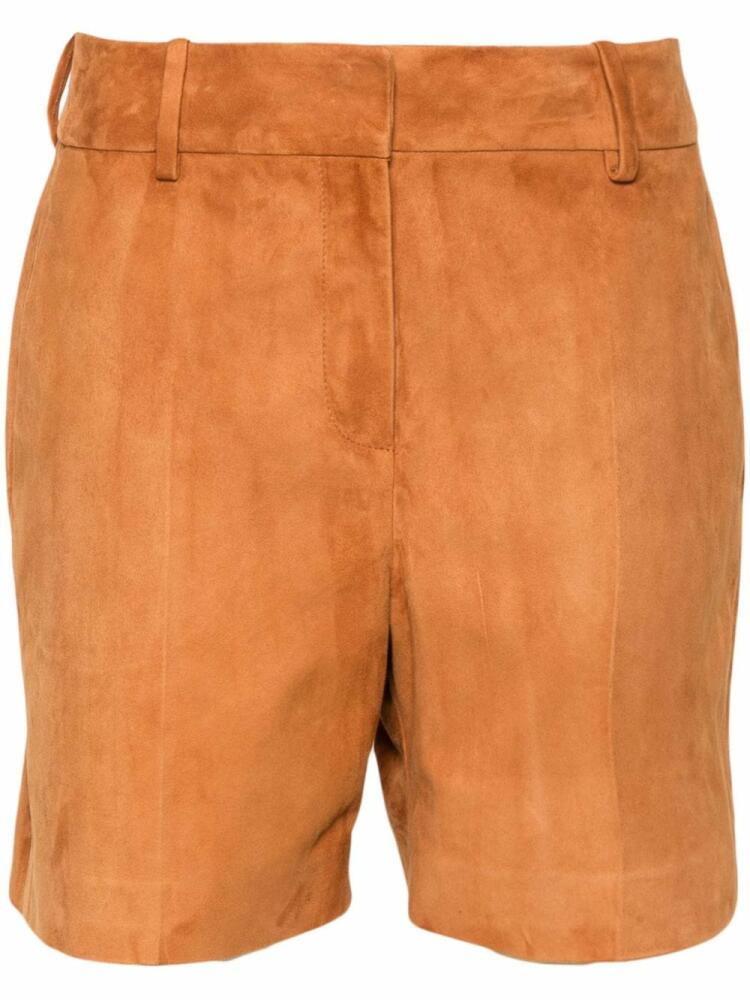 Ermanno Scervino suede shorts - Orange Cover