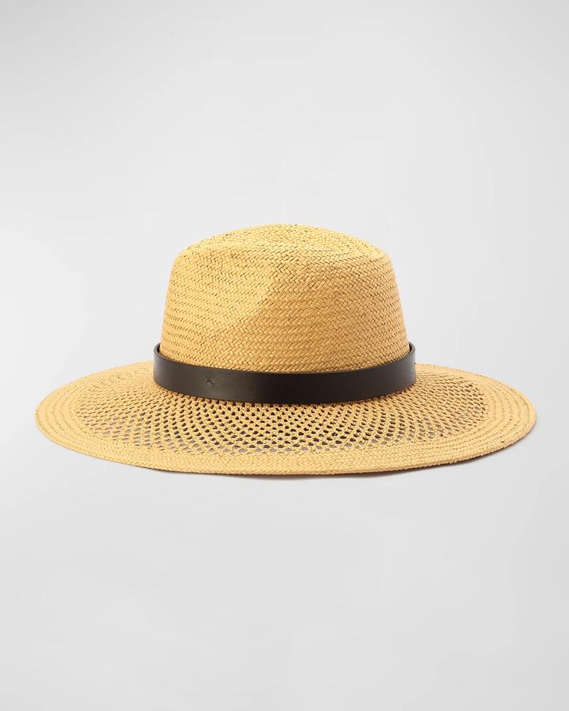 Michael Kors Open Weave Straw Fedora Cover