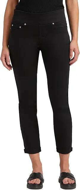 Jag Jeans Amelia Mid-Rise Slim Ankle Pants (Black) Women's Casual Pants Cover