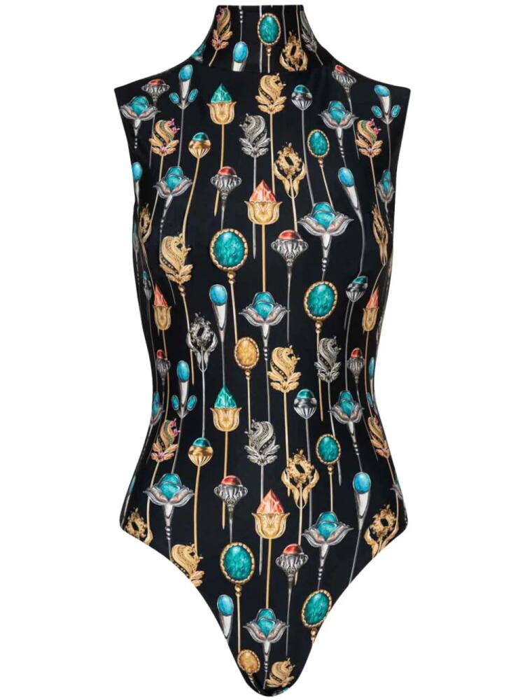 Agua By Agua Bendita Cascada Ornamento swimsuit - Black Cover