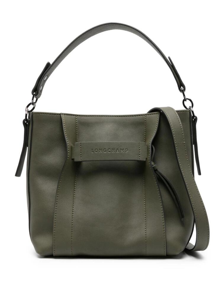 Longchamp small 3D leather crossbody bag - Green Cover