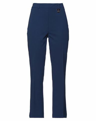 Cristinaeffe Woman Pants Midnight blue Elastomultiester Cover