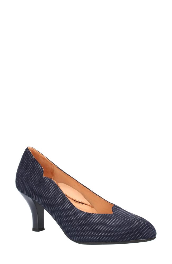 L'Amour des Pieds Bambelle Pointed Toe Pump in Navy Cover