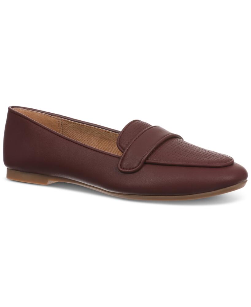 Style & Co Women's Kendraa Tailor Loafers, Created for Macy's - Wine Sm Cover