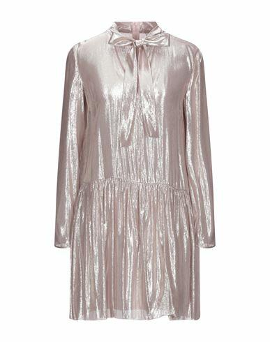 Red Valentino Woman Mini dress Pink Viscose, Metallic fiber Cover