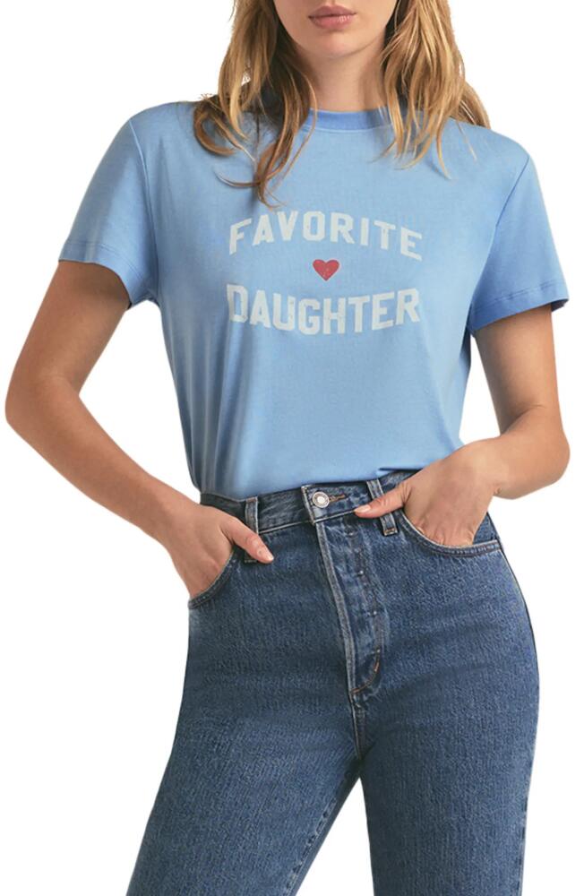 Favorite Daughter Graphic T-Shirt in Blue Bird Cover