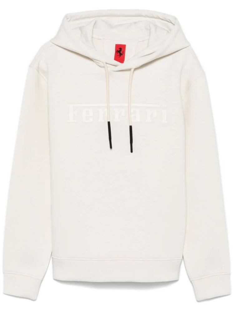 Ferrari logo scuba hoodie - Neutrals Cover