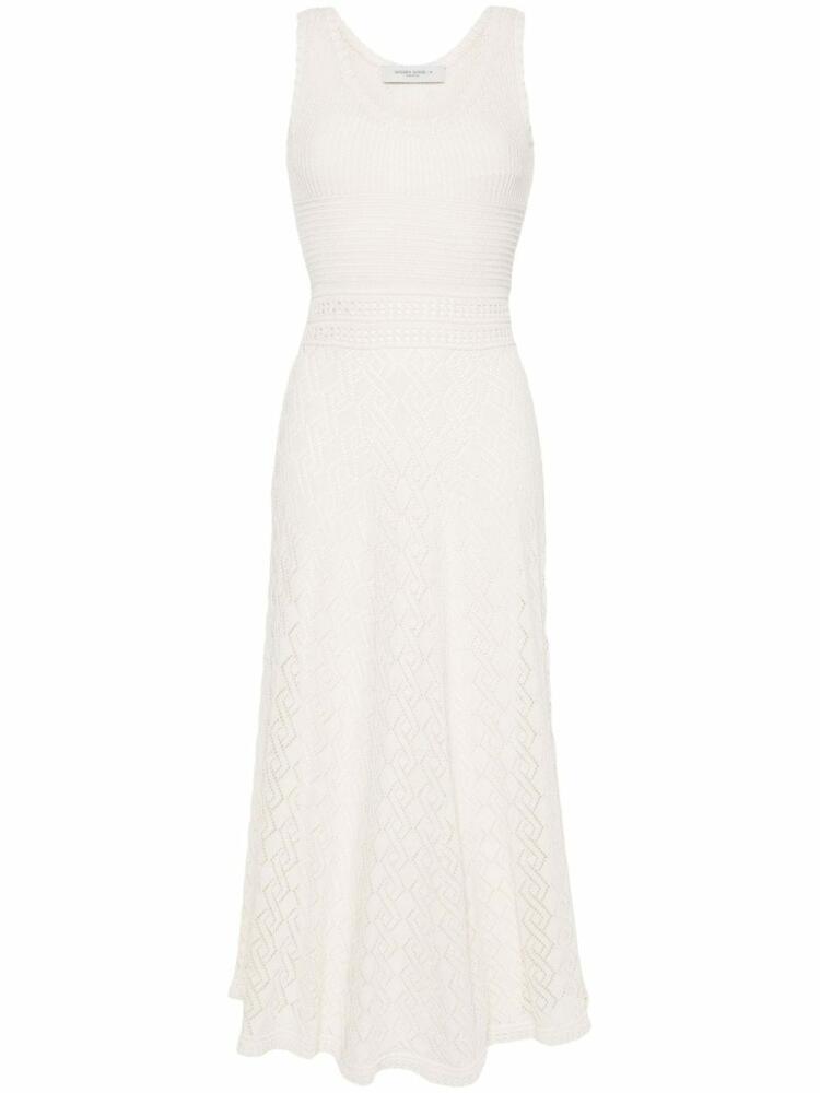 Golden Goose Lowell knitted maxi dress - Neutrals Cover