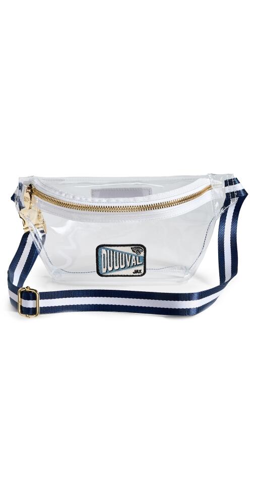 Stoney Clover Lane Jacksonville Jaguars Clear Fanny Pack Sapphire And White Cover