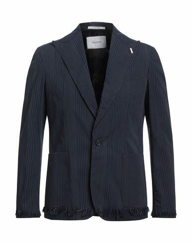 Aglini Man Blazer Midnight blue Cotton Cover