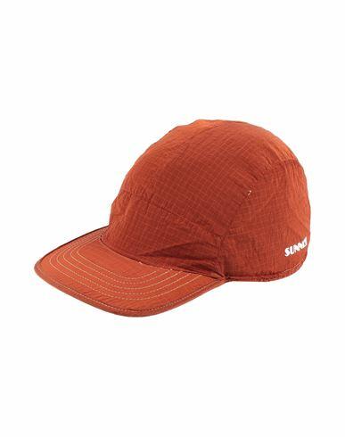 Sunnei Man Hat Rust Nylon Cover