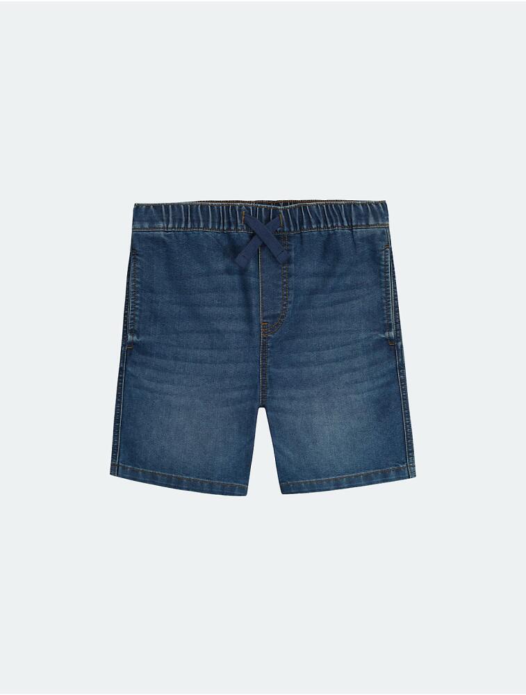 Calvin Klein Boys' Boys Modern Pull-On Denim Shorts - Blue Cover