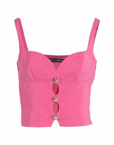 Marco Rambaldi Woman Top Fuchsia Viscose, Elastane Cover