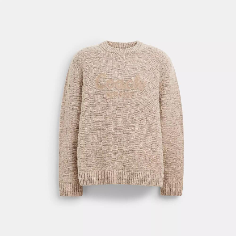 Coach Signature Knit Crewneck Cover