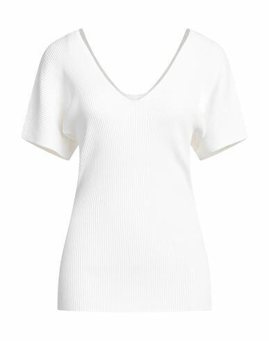 Zanone Woman Sweater White Viscose, Polyester Cover