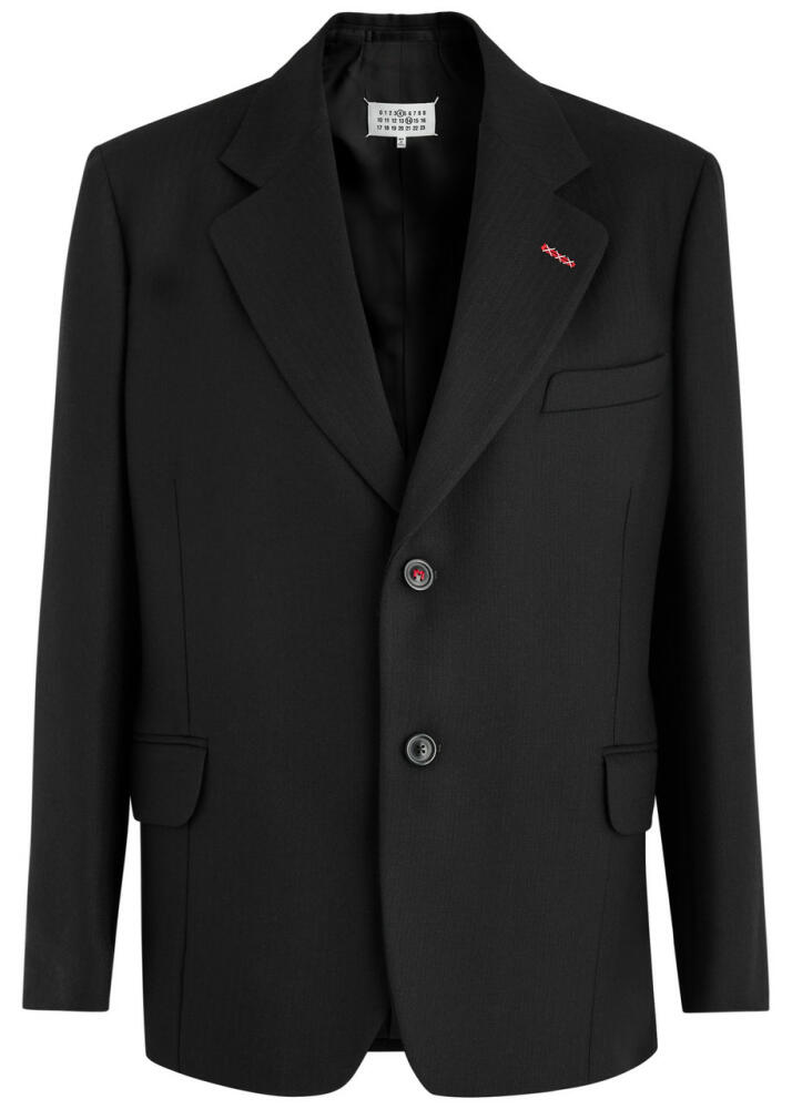 Maison Margiela Wool Blazer - Black Cover