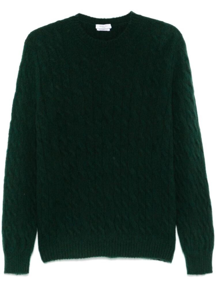 Boglioli cable-knit sweater - Green Cover