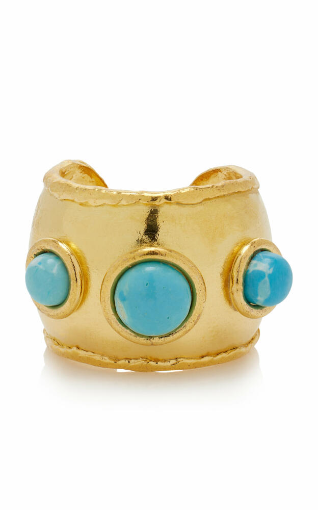 Sylvia Toledano - Dune 22K Gold-Plated Larimar Ring - Blue - Gifts For Her Cover