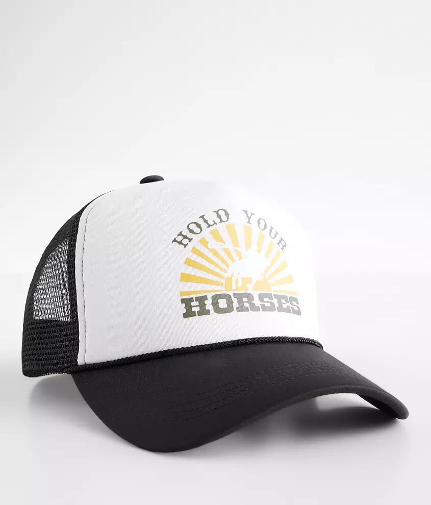 David & Young Hold Your Horses Trucker Hat Cover