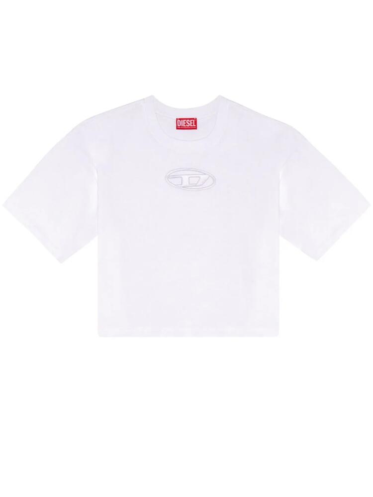 Diesel T-Rowy-Od cotton T-shirt - White Cover