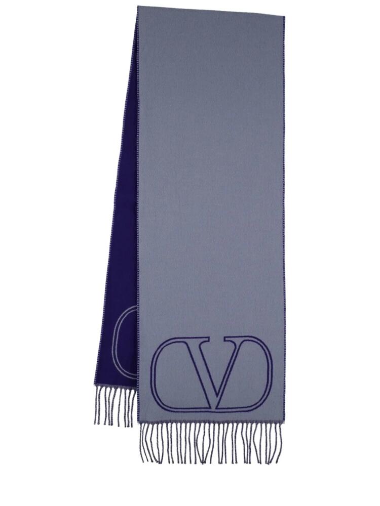 VALENTINO GARAVANI Vlogo Signature Wool Scarf Cover