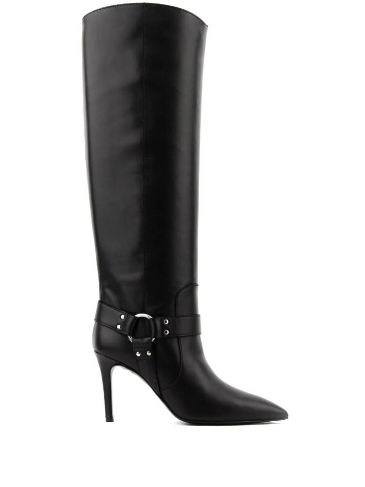 Paul Warmer Arizona pointed-toe boots - Black Cover