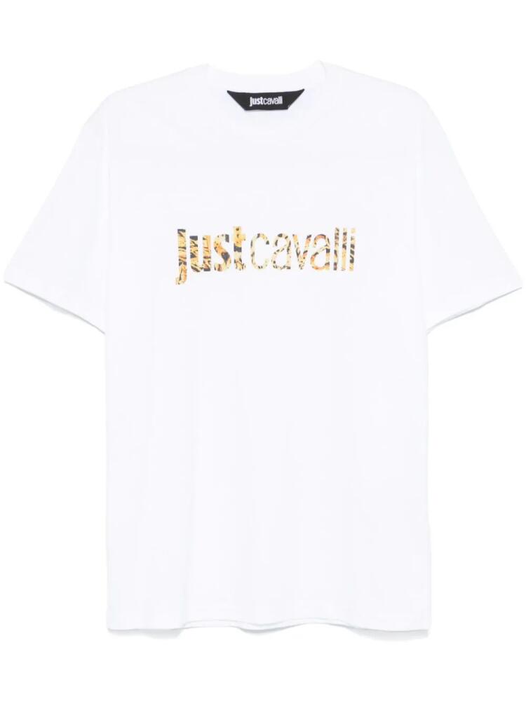 Just Cavalli logo-print T-shirt - White Cover