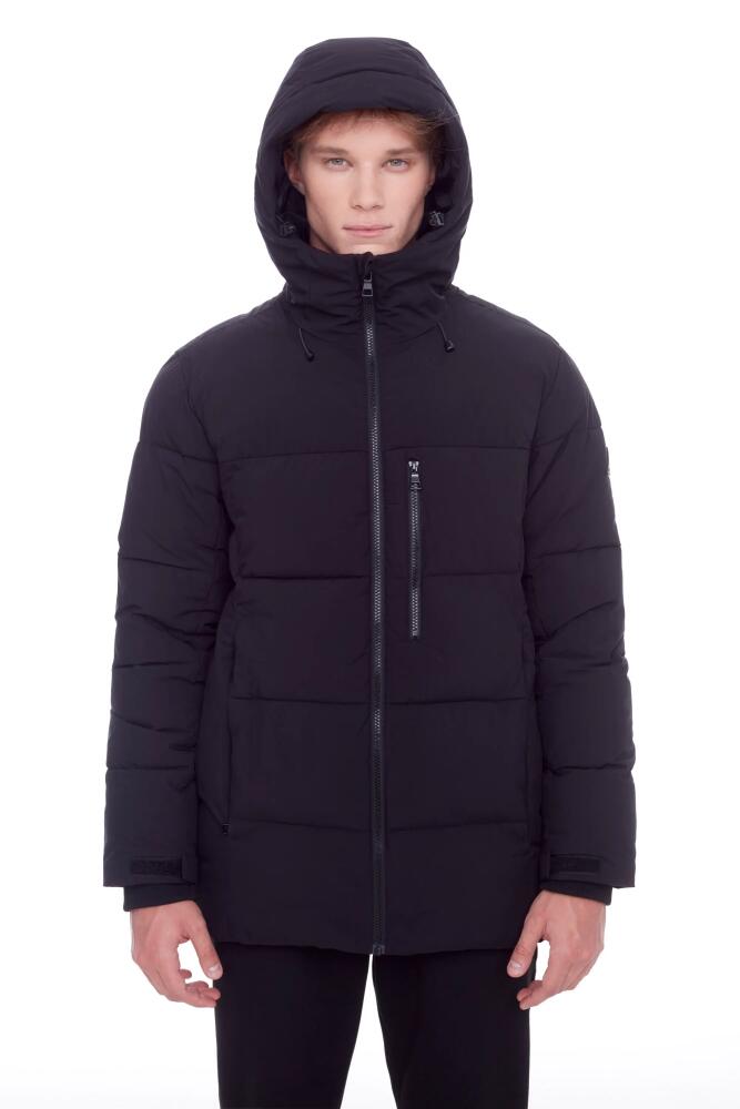 Alpine North BANFF - Vegan Down Mid-Weight Quilted Puffer Jacket in Black Cover