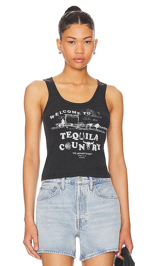 The Laundry Room Tequila Country Tank in Black Cover