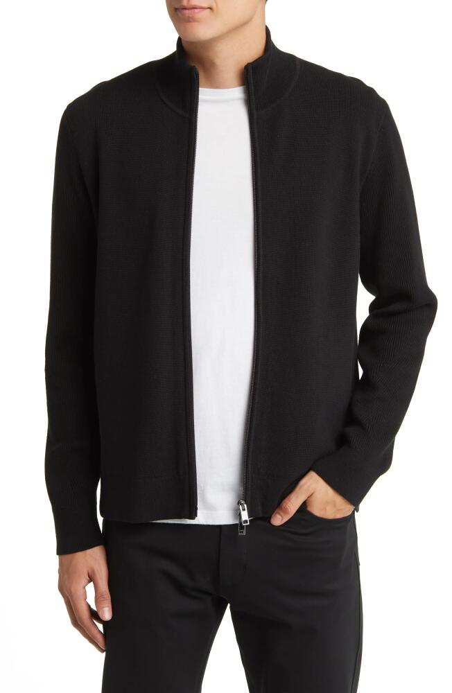 Theory Walton Knit Cotton Blend Jacket in Black Cover