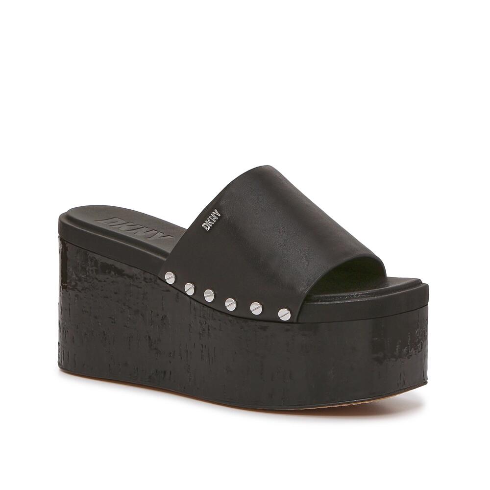 DKNY Alvy Wedge Sandal | Women's | Black Cover