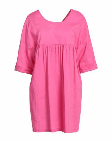 Alessia Santi Woman Mini dress Fuchsia Cotton Cover