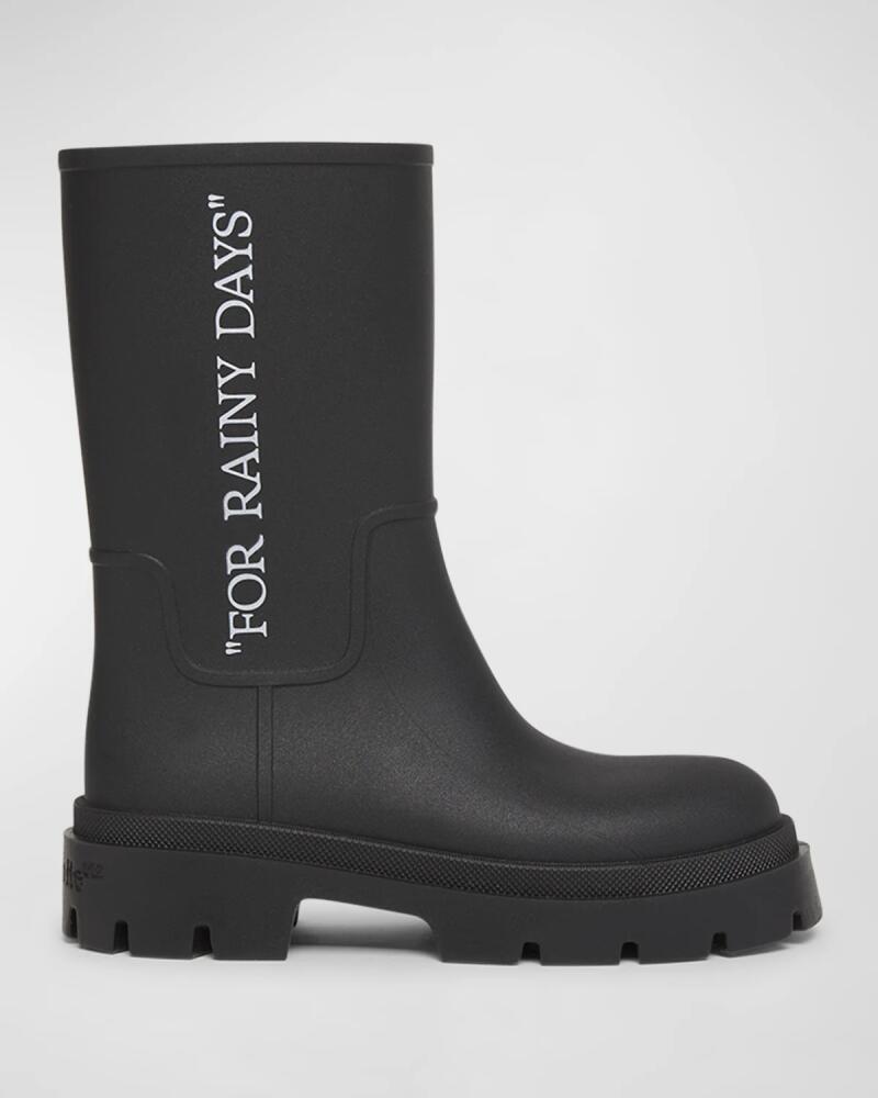 Off-White Reboot Mid-Calf Rain Boots Cover