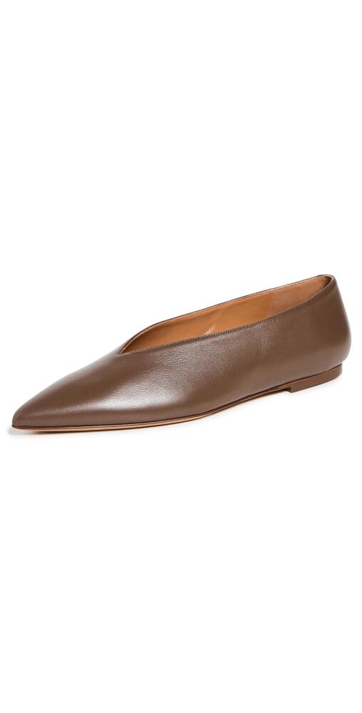 Emme Parsons Pointy Flats Chocolate Nappa Cover