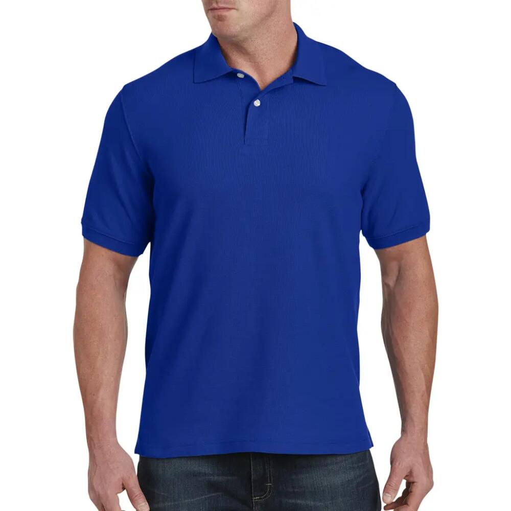 Harbor Bay by DXL Piqué Polo Shirt in Nautical Blue Cover