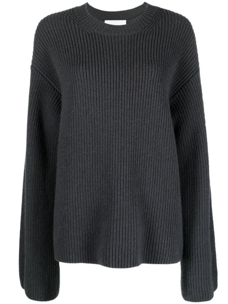 Nanushka Maura drop-shoulder ribbed jumper - Grey Cover