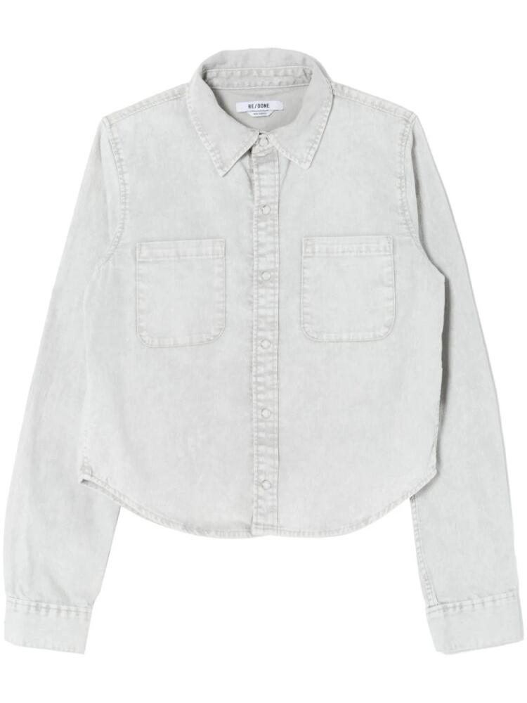 RE/DONE press-fastening denim shirt - Neutrals Cover