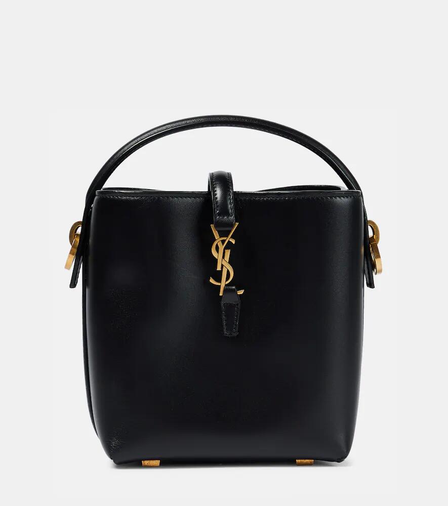 Saint Laurent Le 37 Mini leather bucket bag Cover